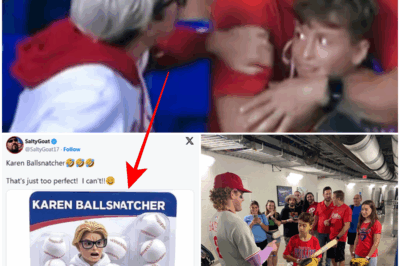 COLLECTOR CHAOS: Phillies ‘Karen’ Action Figure GOES VIRAL—Explodes in Popularity After Harrison Bader Home Run Ball Heist Scandal! 🧸— The internet is ablaze as fans scramble for the controversial new figure, modeled after the infamous ball thief. But when the drama hits, will collectors cherish it or see it as the ultimate symbol of sports betrayal?👇