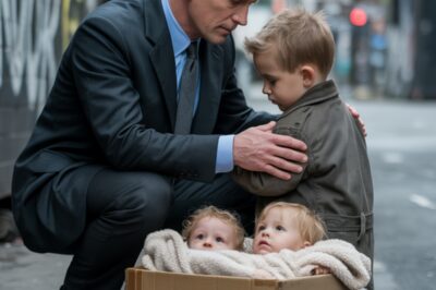 “Dad, those kids in the garbage look just like me!” Child moves millionaire…