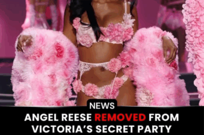 Basketball Star Angel Reese’s Shocking Exit from Victoria’s Secret After-Party: Offensive Comment Towards Veteran Model Leads to Security Intervention and Controversy! 🚨👗