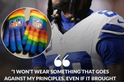 CeeDee Lamb’s Shocking Rebellion: Dallas Cowboys Star Refuses to Wear Rainbow Gloves, Igniting a Firestorm of Controversy! 🌈🔥