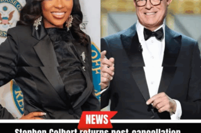 Stephen Colbert’s Triumphant Return: After Cancellation, He Joins Forces with Jasmine Crockett for a Groundbreaking Unscripted Show That’s Shaking Up Late-Night TV! Is CBS Already Regretting Their Decision? 🎤🔥