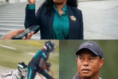 Tiger Woods’ Shocking Legal Battle: “BEATEN, BEATEN – PAY NOW!” – The Golf Legend Files a $50 Million Lawsuit Against Jasmine Crockett and the Network, Unveiling a Hidden Relationship That Will Leave You Speechless! 💥💰