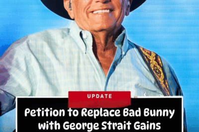Fans Rally for a Country Comeback: Petition to Replace Bad Bunny with George Strait at the Super Bowl Halftime Show Nears 100,000 Signatures, Proving That the King of Country Still Reigns Supreme Amidst a Fiery Clash of Musical Titans! 🎤🔥