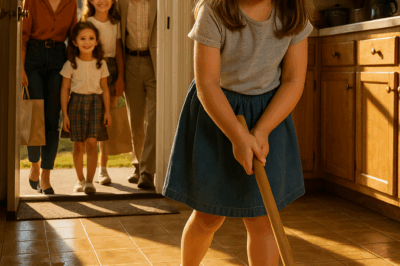 My 9-year-old daughter had to clean the floor by herself while they took my sister’s daughter — their “real” niece — out for fun and shopping…