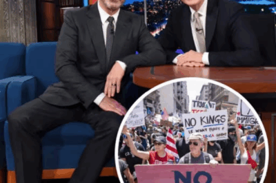 BREAKING: STEPHEN COLBERT GOES ON A RANT AT THE “NO KINGS” PROTEST IN CHICAGO, UNLEASHING A BLISTERING MESSAGE TO PRESIDENT DONALD TRUMP THAT HAS AUDIENCES ROARING AND CRITICS REELING! 🎤🔥