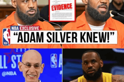 LeBron James Drops Bombshell: Shocking New Evidence Emerges That Could Obliterate Adam Silver’s Reputation in the Explosive Gambling Scandal! 🎤💥