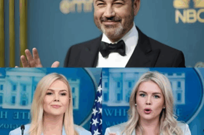 Jimmy Kimmel Fires Back: “I LOST A SHOW, WHILE YOU NEVER HAD A SHOW TO LOSE!” The Late-Night Legend’s Stunning Retort to Karoline Leavitt’s Mockery Has Fans in a Frenzy! What Happens Next Will Shock You! 🎤🔥