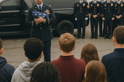 A Little Girl Missed Her Flight for a Wounded Soldier — The Next Morning, Her School Fell Silent as Dozens of SEALs Arrived with a Flag and a Promise ✈️🇺🇸