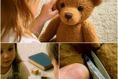 Girl Noticed Something Hard in Teddy, Mom Cut it Open and Called Her Lawyer…
