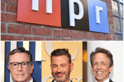 Late-Night Titans Unite for Freedom of the Press — Kimmel, Colbert, and Meyers Make History with $1 Million Pledge to NPR After Its Break from Federal Funding