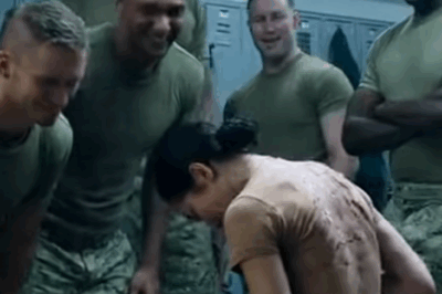 The Soldiers Began To Laugh At the Young Woman’s Scars in the Locker Room