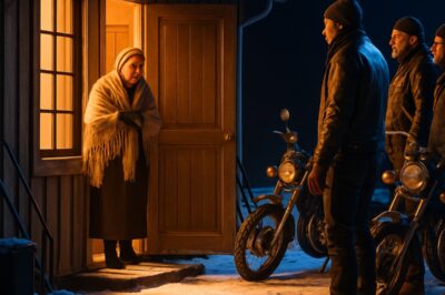 Elderly Widow Shelters 20 Freezing Bikers, Next Morning 1000 Hells Angels Stops Outside Her Door