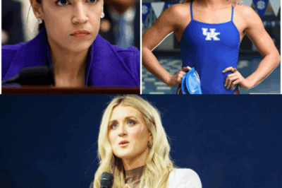 WARNING: THE POLITICAL ARENA JUST TURNED INTO A VOLCANIC ERUPTION OF RAW TRUTH — RILEY GAINES, THE FORMER SWIMMER HERO, DROPPED A BOMB ON AOC THAT SHOOK THE NATION TO ITS CORE: “SIT DOWN, AOC — YOU’RE NOT A ROLE MODEL FOR ANYONE,” IN A LIVE SHOWDOWN THAT TRANSFORMED A CIVIL DISCUSSION INTO THE MOST EPIC, UNFORGETTABLE CLASH OF THE CENTURY! 🌊🔥