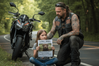 A Biker Stopped for a Lonely Boy Holding a Dog’s Photo — What He Heard Next Left Him Speechless