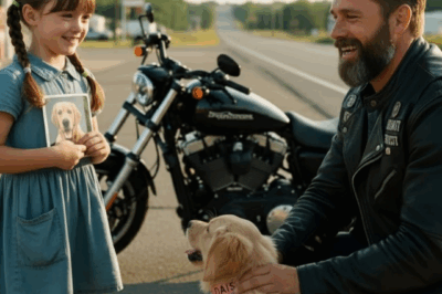 A Biker Found a Little Girl’s Dog Collar on the Road — What Happened When He Returned It Made Her Burst Into Tears