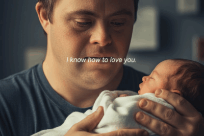SHOCKING BETRAYAL! 🤯 Doctors and ‘Family’ Tried to STEAL His Newborn Daughter, Calling the Father with Down Syndrome ‘INCAPABLE’ of Love! 💔 Now, She’s His Devoted Caretaker… and the Doubters Are Publicly SHAMED. 🤫  Grab your tissues… and maybe a pitchfork. 😲 When precious Noelle was born, the ‘experts’—doctors, ‘friends,’ and even *family*—circled like vultures. They pointed their fingers at Ben, a man with Down syndrome, and declared him ‘unfit,’ ‘incapable,’ nothing but a genetic burden! They plotted to rip that baby from his arms, convinced he couldn’t *possibly* know love. 💔 Oh, how wrong they were. Fast forward, and Ben isn’t just a father; he’s a *legend*. And Noelle? She’s not just his daughter; she’s his *devoted caretaker* in his fading years, repaying that ‘incapable’ love a thousand times over. It’s the ultimate role reversal that has every one of those judgmental busybodies choking on their own cruel predictions. $\downarrow$