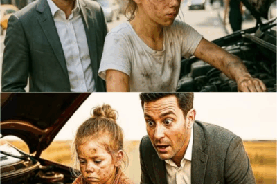 A Heartwarming Twist: A Poor Girl Helps a Millionaire Fix His Car, Only to Stumble Upon a Shocking Secret – The Ring on His Finger Changes Everything! 💔🔧💍