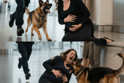 My Husband Abandoned Me at the Airport Because a Police Dog Was Barking at Me – But When They Discovered What I Was Hiding Under My Dress, Everyone Was Left in Shock! 😳✈️🐾
