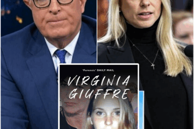 “READ THE BOOK, BONDI!” Stephen Colbert has made America laugh for decades — but no one was laughing after he finished the late Virginia Giuffre’s haunting memoir.