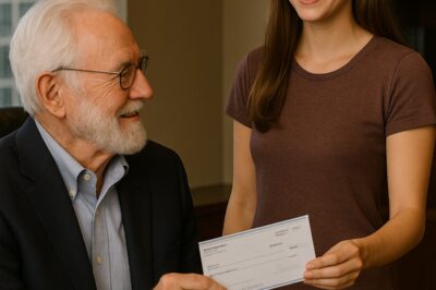 My Grandpa Gave Me a “Fake Check” as A Joke. My Parents Laughed. But the Next Day, The Bank…