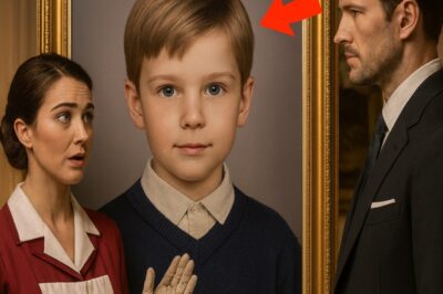 “Sir, this boy lived with me at the orphanage until he was fourteen,” said the cleaning lady, her words echoing in the mansion’s silent hallway, shattering the serenity of the luxurious surroundings