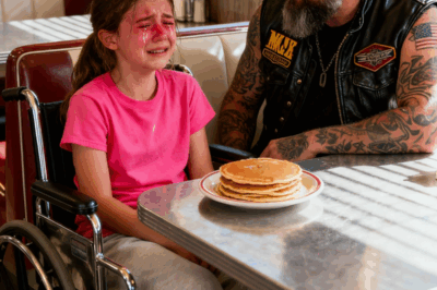 Little Girl in a Wheelchair Whispered: “They Won’t Let Me Eat” — The Hells Angels Bought the Diner