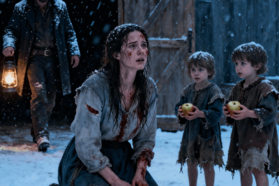 The Mother Stole Rotten Apples To Feed Her Girls — Until The Cowboy Said, “No One Starves Again.”