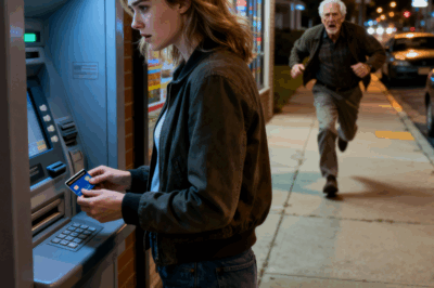 After my husband kicked me out, I used my father’s old card. The bank panicked — I was shocked when…