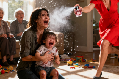 After my sister sprayed perfume in my son’s eyes, Mom laughed and said: “If he goes blind now, maybe he won’t notice he’s a burden.” Dad added: “At least he smells good now.” They had no idea what was coming next…