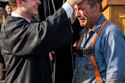 My stepfather spent 25 years building houses and raising me to earn my PhD. At my graduation, the professor froze when he saw him.