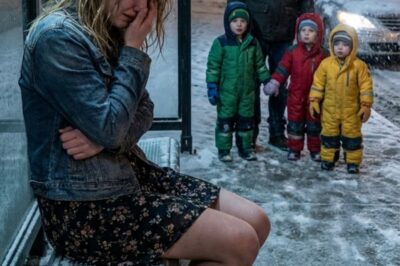 THROWN OUT FOR BEING “INFERTILE,” SHE SAT IN A SNOWSTORM—UNTIL A SINGLE-DAD CEO STOPPED AND SAID, “COME WITH ME.”**