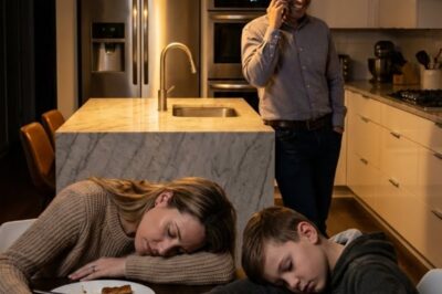 My husband cooked dinner, and the moment my son and I finished eating… we collapsed. I forced my body to go still, pretending to be unconscious.