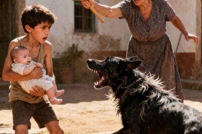 Mistreated by his stepmother, who starved him, the 7-year-old boy still loved his baby brother deeply. Until one day, the family’s black dog started lunging at him, barking nonstop. When they checked his clothes, they were horrified to discover…