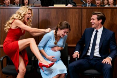 The mistress 𝕜/𝕚𝕔/𝕜𝕤 the pregnant wife during the trial, and the millionaire has no idea the judge is actually his father.