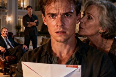 My grandfather passed away without leaving a will. My father took the entire estate and then sneered at me: “You won’t get a single penny. Your brother is the next heir.” Then my mother appeared, handed me an envelope and whispered: “It’s time to let them know who you really are…”*