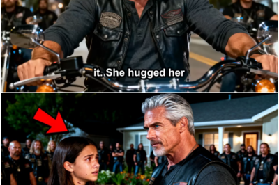 120 Bikers Surrounded A House To Protect A Girl From Her Stepfather, What They Did Melted Hearts