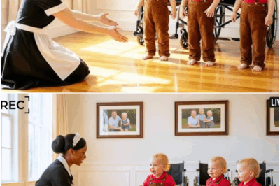 BILLIONAIRE INSTALLED CAMERA TO WATCH HIS PARALYZED TRIPLETS—WHAT HE SAW THE MAID DOING SHOCKED HIM