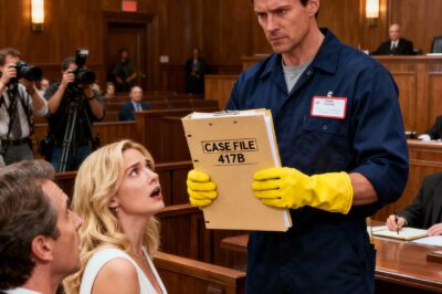 “I WILL DEFEND HER!”—The Janitor Who Saved Billionaire After Her Lawyer Abandoned Her in Court