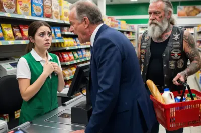 Biker Made Store Manager Cry In Front Of Everyone After He Insulted A Cashier