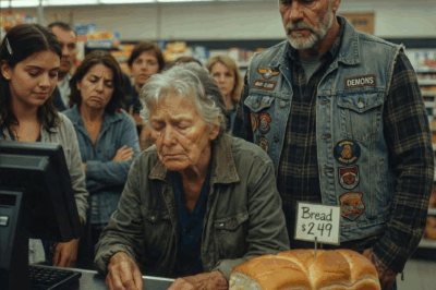 Cashier laughed at old woman counting pennies for bread and I lost my mind right there in line. Something snapped inside me. Forty-three years of riding, sixty-seven years of living, and I’d never felt rage like that moment.