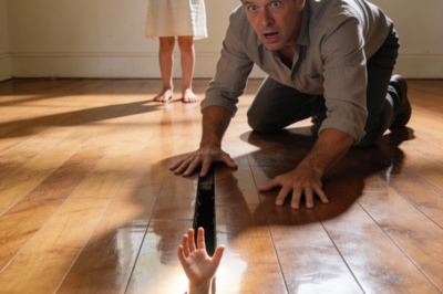 My five-year-old daughter pressed her ear to the floor in my sister’s new house and sobbed, ‘My brother is crying.’