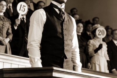 In 1855, a Richmond auction halted for 17 minutes when a young man of impossible beauty stepped onto the block