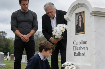 THE MILLIONAIRE FOUND ME AND MY SON AT THE CEMETERY AND SAID “GET AWAY FROM MY DAUGHTER’S GRAVE.” I SAID: “SHE WAS MY WIFE.” HIM: “IMPOSSIBLE. YOU ARE JUST A DELIVERY GUY.” HE BROKE DOWN WHEN I SHOWED HIM MY PHONE.