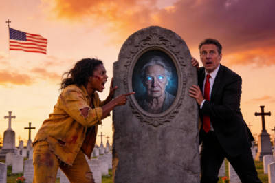 “YOUR MOTHER IS STILL ALIVE! I SAW HER AT THE NURSING HOME!” THE HOMELESS WOMAN SHOUTED UPON SEEING THE MILLIONAIRE CRYING IN THE CEMETERY.