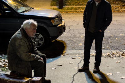 I, Charles (35M), went out one morning to find my grandfather, Arthur (79M), sitting outside my gate with two busted suitcases and no explanation.