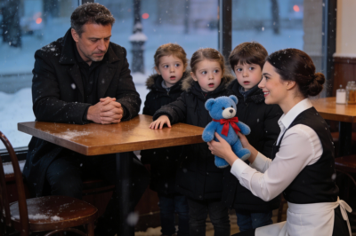 Millionaire Widower Takes His Silent Triplets to Work — One Waitress’s Unexpected Act Makes Them Speak for the First Time
