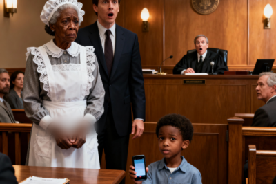 The Black Maid Accused of Stealing a $200K Diamond Walked Into Court Alone—Until Her Son Exposed the Billionaire’s Secret Scheme and Shocked Everyone