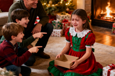 My 7-year-old daughter opened her Christmas present and found an empty box…