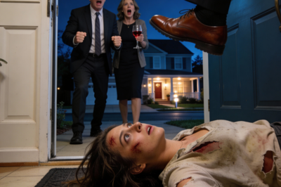 I showed up at my sister’s house unexpectedly. She was sleeping on the door mat wearing torn old clothes. Her husband wiped his shoes on her and told his lover, “That’s our crazy maid.” I didn’t scream. I took a step forward and everyone froze, because…