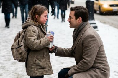 A Homeless Girl Asked for a Box of Milk for Her Brother — What the Millionaire Said Next Sh0cked Everyone